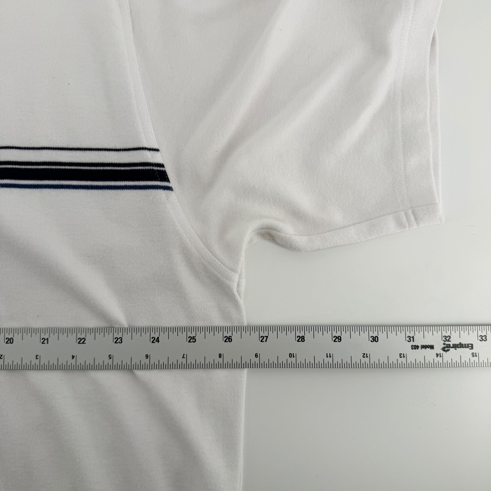 Vintage Reebok Seattle Seahawks NFL Polo Shirt PlayDry Striped White 2XL Mens - Picture 6 of 8